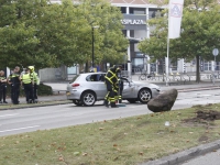 20161809 Auto over de kop geslagen Korte Parallelweg Dordrecht Tstolk 003