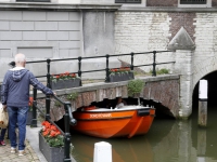 20160306 Halfuur met Dortevaar vast onder het Stadhuis Dordrecht Tstolk 001