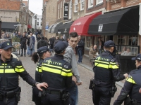 20160204 Hectiek rond bezoek PVV voorman Geert Wilders Dordrecht Tstolk 002