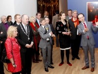 Feestelijke opening van een verrassingstentoonstelling in het Dordrechts Museum