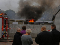 Schuurtje verwoest door korte uitslaande brand Zwijndrecht