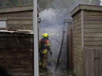 Schuurtje verwoest door korte uitslaande brand Zwijndrecht